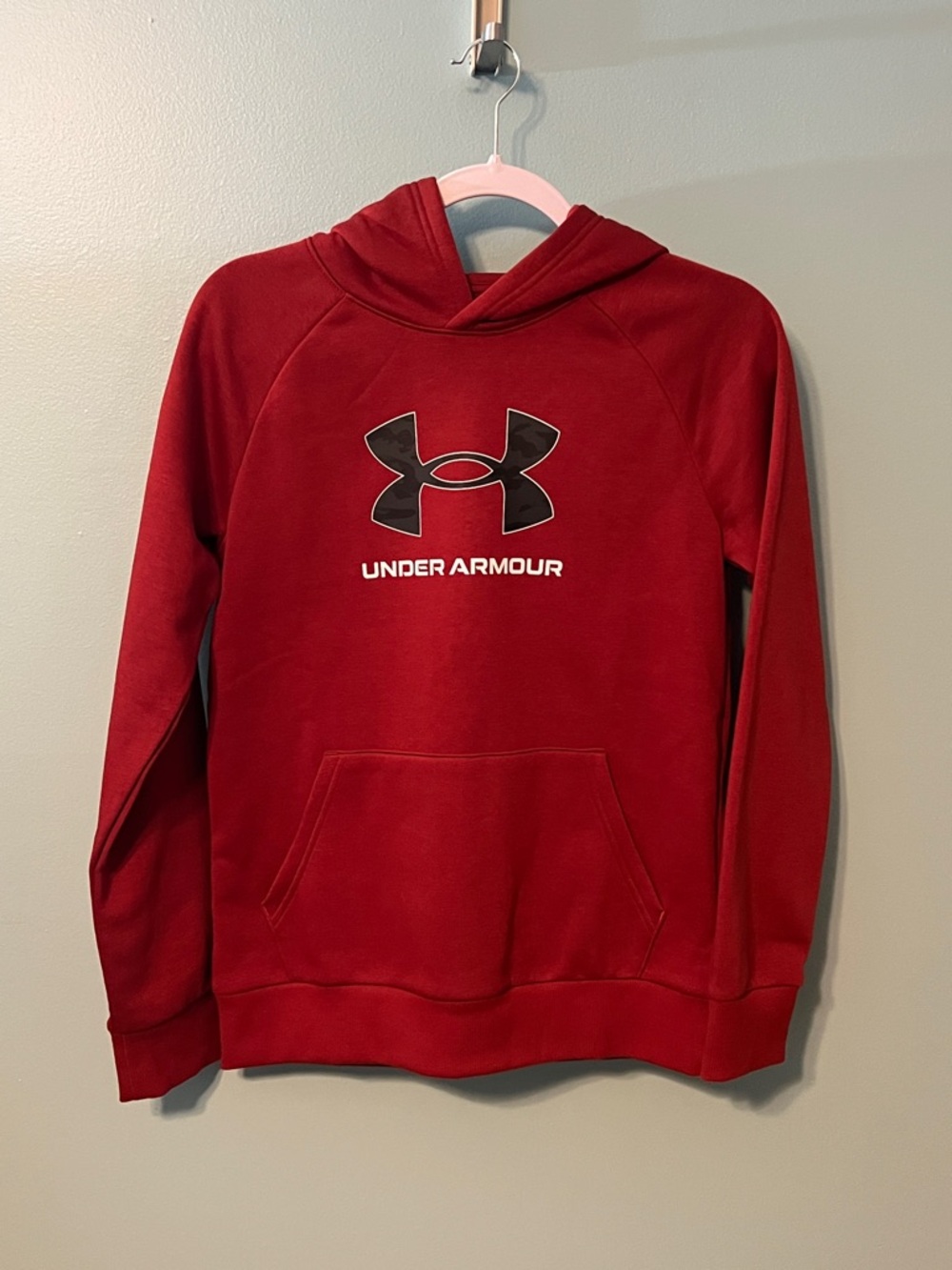 Under Armour Earthen Orange Hooded Pullover Sweatshirt